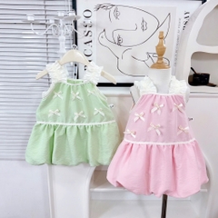 V413-Váy 2 dây nơ bản to dáng bí (08.22kg)