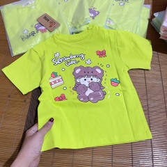 A420-Áo cộc cotton bé xanh chuối (11.24kg)