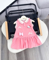 V406-Váy polo thun SN Kitty nổi (08.18kg)