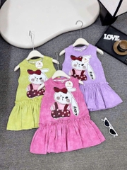 V391-Váy cotton SN thỏ loang (15.32kg)