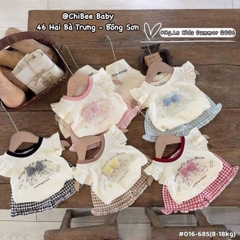 G857-Set áo ct thỏ quần đũi caro (07.16kg)