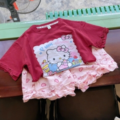 G861-Bộ cộc cotton Kitty nơ q đũi (22.36kg)