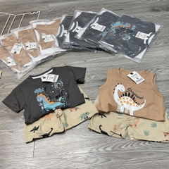 T697-Bộ cotton cộc KL xám (08.22kg)