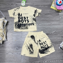 T709-Bộ cotton trai loang be ROYS (10.42kg)