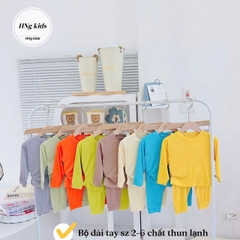 B585-Bộ thun lạnh dài trơn 1 màu (05.15kg)
