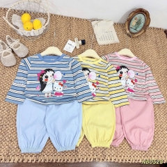 G926-Set giấy kẻ bé bóng bay hồng (08.24kg)