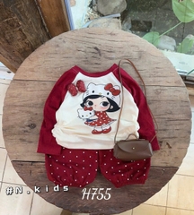 G927-Bộ dài zip bi cô bé quần bom (08.22kg)