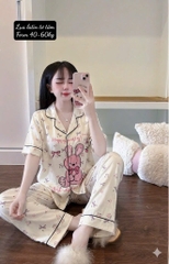 N060-Pijama 40-60kg Cộc Quần Dài Latin