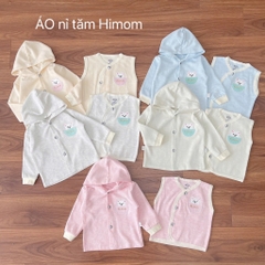K083-Áo khoác sơ sinh mũ Hi (03.10.019)