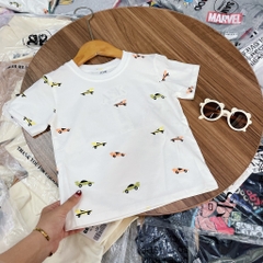 A185-Áo cotton cổ tròn in cún (09.24.431)
