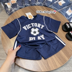 T754-Bộ cộc cotton chữ Play viền (11.30kg)