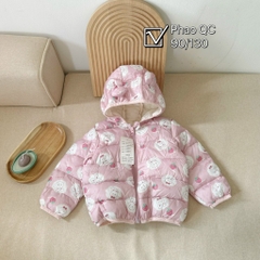K017-Áo khoác phao QC tai gấu