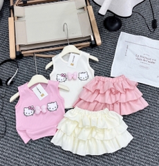 G821-Set áo SN Kitty cv kem tầng (08.16kg)