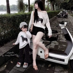 G951-Set giấy cún trắng quần bi loe (09.25kg)