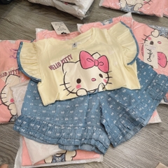 G581-Set Kitty quần jean nơ (10.31.275)