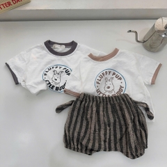 T725-Bộ cún cotton xước quần kẻ (06.16kg)