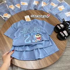 T753-Bộ cộc cotton Shin số 23 xanh (11.30kg)