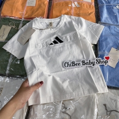 A437-Áo cộc cotton XK logo nổi (12.36kg)