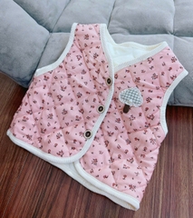 K120-Áo gile nhung tăm lót nỉ (06.18kg)