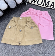 G079-Set jean hồng sát nách bấm khuy