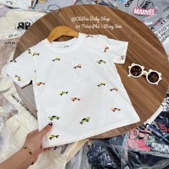 A185-Áo cotton cổ tròn in cún (09.24.431)