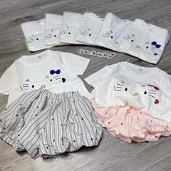 G897-Bộ cộc cotton Kitty quần bí (15.20kg)
