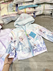 K055-Áo khoác gió QC 2 lớp Elsa nhí