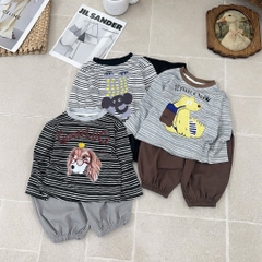 T771-Set giấy kẻ nhỏ cún quần gió (10.27kg)