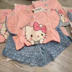 G581-Set Kitty quần jean nơ (10.31.275)