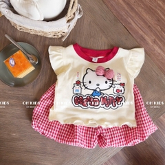 G812-Bộ Kitty cánh tiên q bí caro (07.17kg)