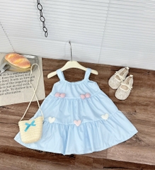V403-Váy 2 dây xoè nơ nổi kèm túi (10.22kg)