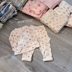 G961-Bộ dài zip ôm bé gái (09.15kg)