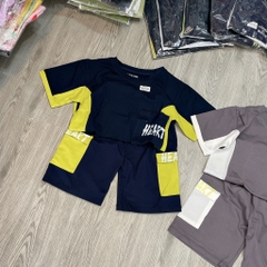 T406-Bộ cotton cộc tay Hear đại (20.30.270)