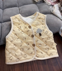 K120-Áo gile nhung tăm lót nỉ (06.18kg)