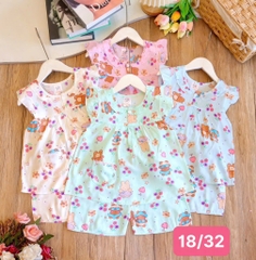 B534-Bộ lanh bé gái cánh tiên S18/32 (13.17kg)