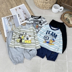 T769-Bộ dài giấy kẻ quần cotton bom (10.26kg)