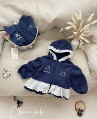 K161-Áo khoác thun Kitty than bèo (08.14kg)