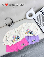 G509-Bộ cotton Baby chấm bi màu (14.22.240)