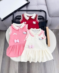 V406-Váy polo thun SN Kitty nổi (08.18kg)