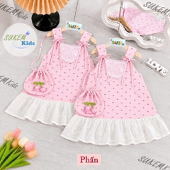 V449-Váy đũi tim phối ren kèm túi (21.37kg)