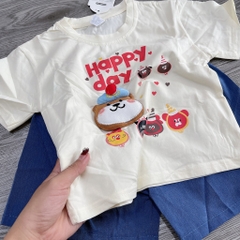 T449-Bộ cotton gấu quần xanh (08.18.247)