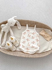 BD075-Body chip 2 dây cotton hoạ tiết