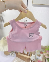B131-Bộ balo tăm thêu gấu đại 50k (15-23kg)