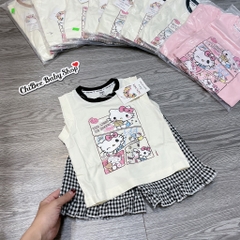 G891-Bộ cotton SN Kitty q caro (10.18kg)