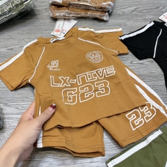 T462-Bộ cộc cotton số 23 viền (07.20.4046)