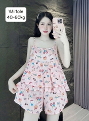 N048-Pijama 40-60kg Hai Dây Tole Lanh