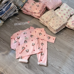 G961-Bộ dài zip ôm bé gái (09.15kg)