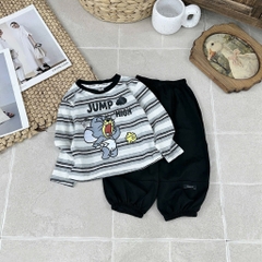 T769-Bộ dài giấy kẻ quần cotton bom (10.26kg)