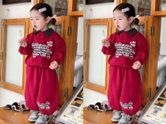 T490-Set nỉ 2 da cổ caro (09.17.379)