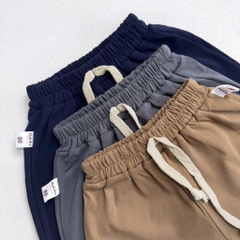 Q150-Quần đùi cotton zip rút dây